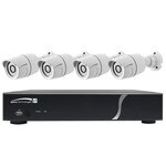Speco HD-TVI Kit: 8-Channel Digital Video Recorder (DVR) with 4 Dome Cameras