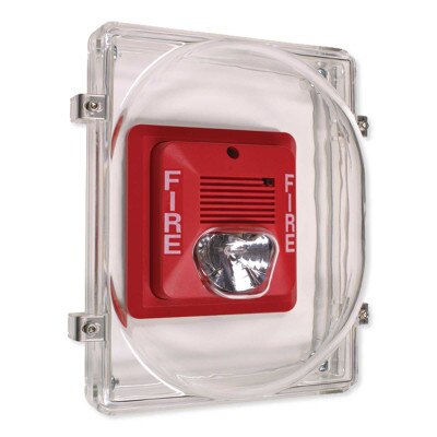 STI Strobe Damage Stopper and Open Back Box for Flush Mount