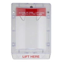 STI Stopper II Fire Alarm Cover With Spacer, Fire Label (Open Box)