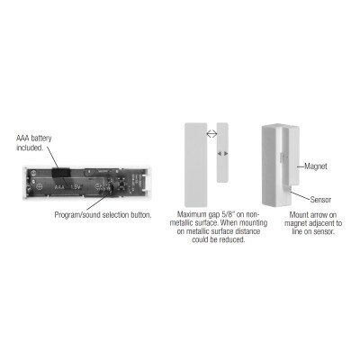 STI Wireless Entry Alert Chime with Receiver Kit