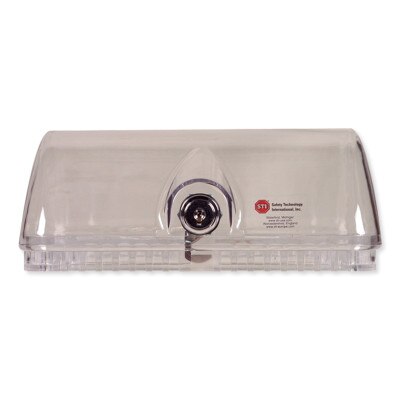 STI Thermostat Protector with Key Lock, Clear