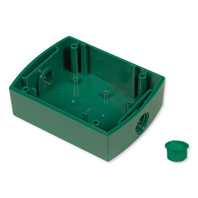 STI Global ReSet Backbox Kit with 1/2 In. NPT Plug, Green