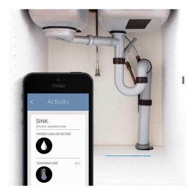 Sensative Strips Drip Z-Wave 800 Water Leak & Temperature Sensor, with Magnet
