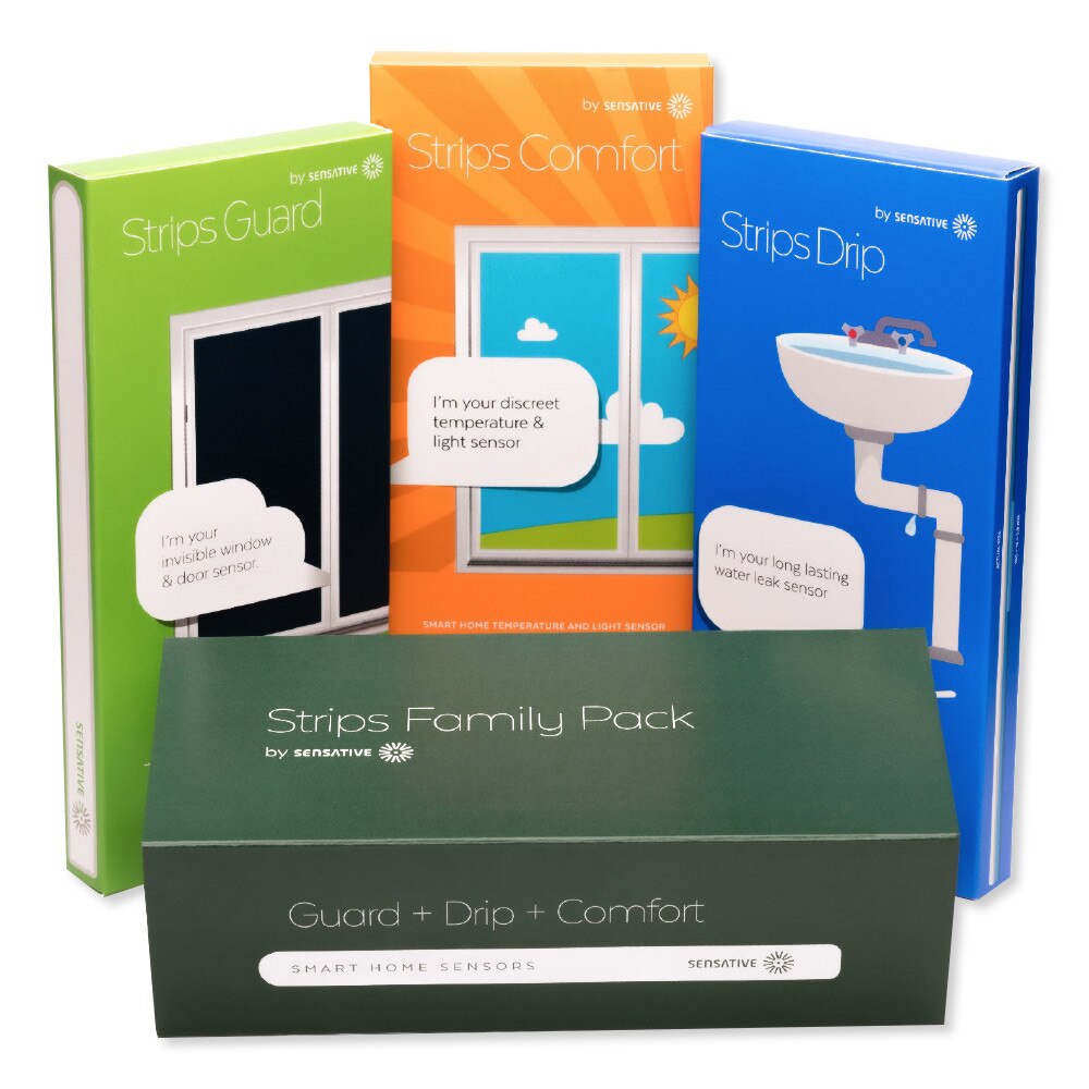 Sensative Strips Family 3-Pack, Z-Wave Plus