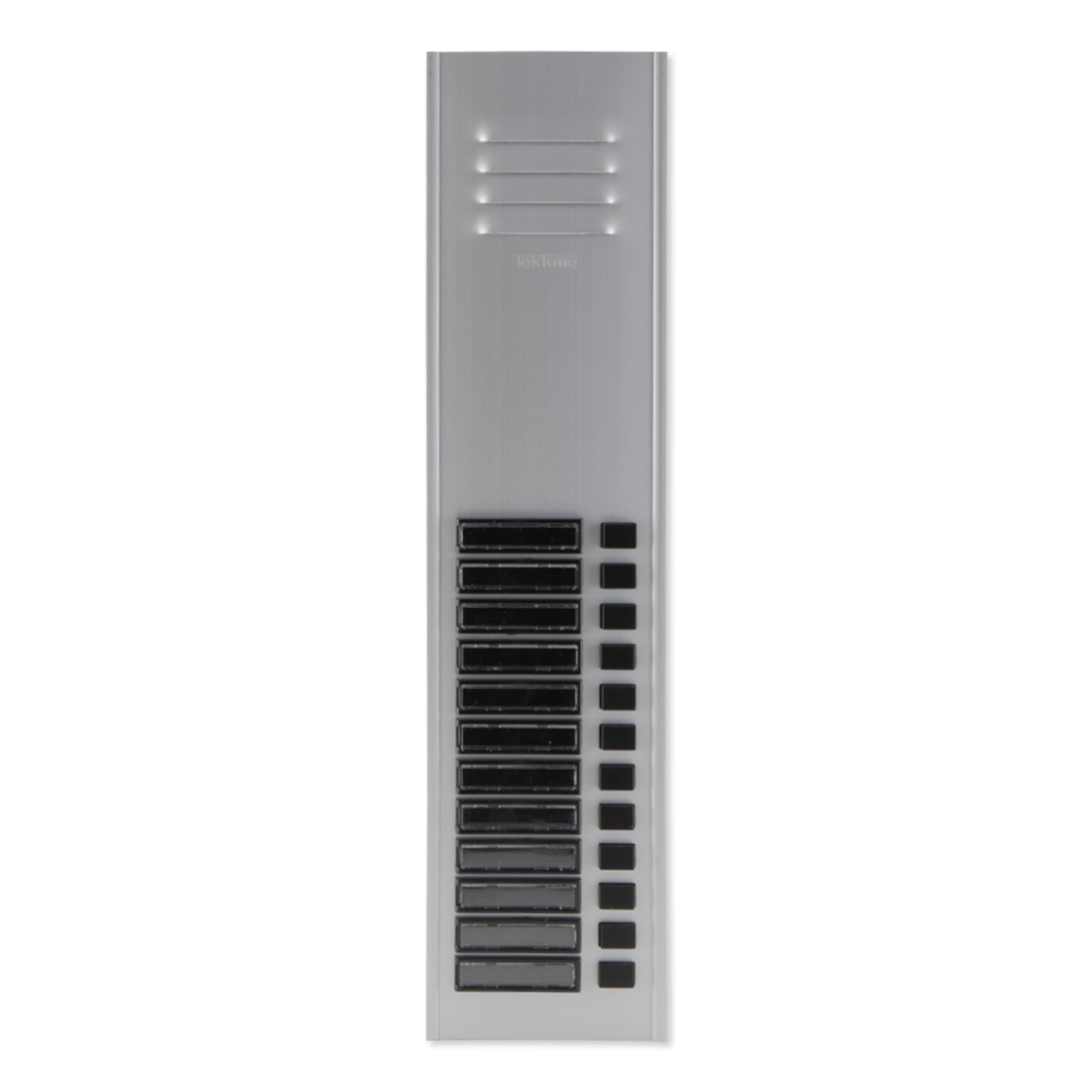 TekTone VandalResistant Entrance Speaker Panel with Buttons and Name Holders
