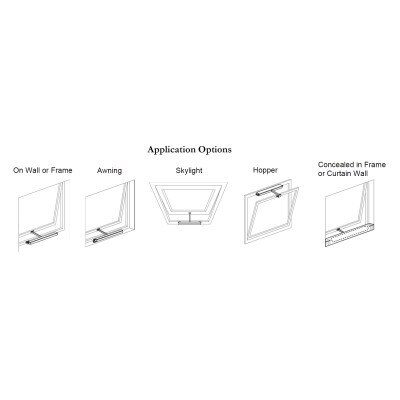 UCS Vega Centered Chain Actuator, AC, Gray