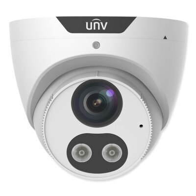 Uniview 4MP HD Tri-Guard Dual-Light Turret Camera, 2.8mm Fixed Lens