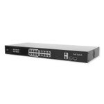 Uniview NSW3000 Series Cloud Managed Ethernet PoE Switch, 16 Port, 250W