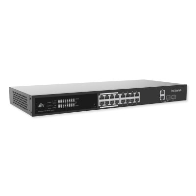 Uniview NSW3000 Series Cloud Managed Ethernet PoE Switch, 16 Port, 250W