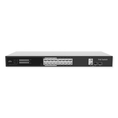 Uniview NSW3000 Series Cloud Managed Ethernet PoE Switch, 16 Port, 250W