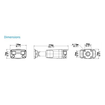 Uniview 8MP ColorHunter Omniview Series Fixed Bullet Network Camera