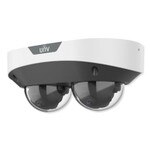 Uniview 4MP Dual Lens Non-Splicing Dome Camera, 2.8mm Fixed Lens
