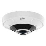 Uniview 12MP Ultra HD IR Fisheye Fixed Dome Camera, 1.8mm Lens