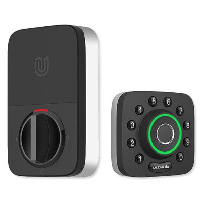 U-Bolt Pro 6-in-1 Bluetooth Enabled Fingerprint and Keypad Smart Lock  Deadbolt Plus Bridge WiFi Adapter in 2023