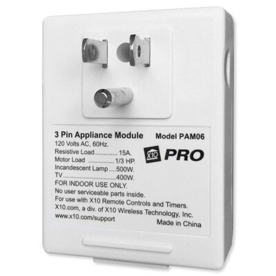 X10 Appliance Module, 3-Prong with AGC