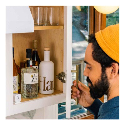 Yale Smart Cabinet Lock, Bluetooth, White