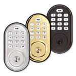 Yale Assure Lock Push Button Deadbolt, Standalone (No Smart Module), Lifetime Brass