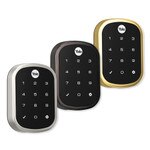 Yale SL Key-Free Assure Lock Touchscreen Deadbolt, Connected by August, Black Suede