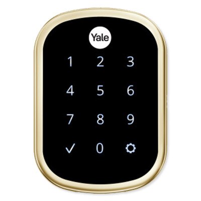 Yale Z-Wave Plus SL Key-Free Assure Lock Touchscreen Deadbolt (Gen5), Lifetime Brass (Open Box)