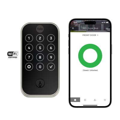 Yale Pro 2 Key Free Touchscreen Keypad Lock With Bluetooth, No