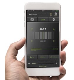 Example of KBSOUND STAR App on phone.