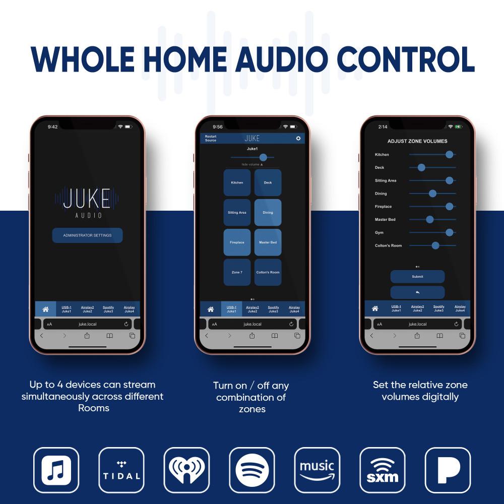 Juke Audio: Whole Home Audio Control