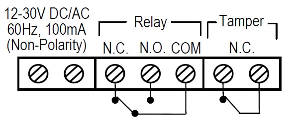 Wiring Diagram for Seco-Larm Enforcer Polarized Reflective Beam Sensor