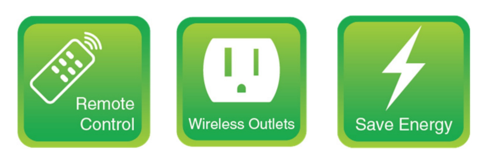 Features of Seco-Larm Enforcer CBA Wireless Outlet: 1) Remote Control 2) Wirless Outlets 3) Save Energy