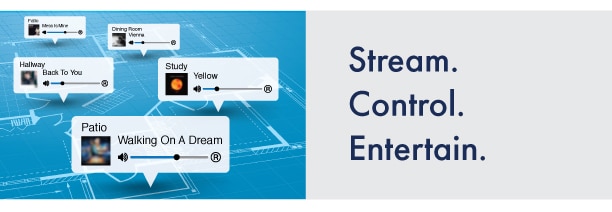 Speco A-Live: Stream. Control. Entertain. The app allows music streaming from some of the most popular streaming services, such as Spotify, iHeartRadio, Tidal, TuneIn, and more. You can also stream music stored on your device (smartphone/tablet), a USB drive, or a NAS. Additionally, physical inputs on the AA1/AS1 units allow using a Windows PC as a line input (listen to iTunes, Spotify Connect, Foobar2000, etc.).